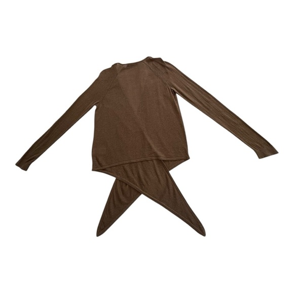 Lauren Ralph Lauren Linen Open-Front Cardigan Sweater - Size Medium - Picture 4 of 10